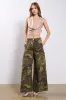 RIDE WITH ME CAMO WIDE LEG PANT sold by AKIRA