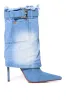AZALEA WANG KOURT DENIM STILETTO BOOTIE sold by AKIRA