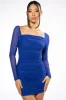 COME MY WAY LONG SLEEVE MESH MINI DRESS sold by AKIRA