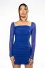 COME MY WAY LONG SLEEVE MESH MINI DRESS sold by AKIRA