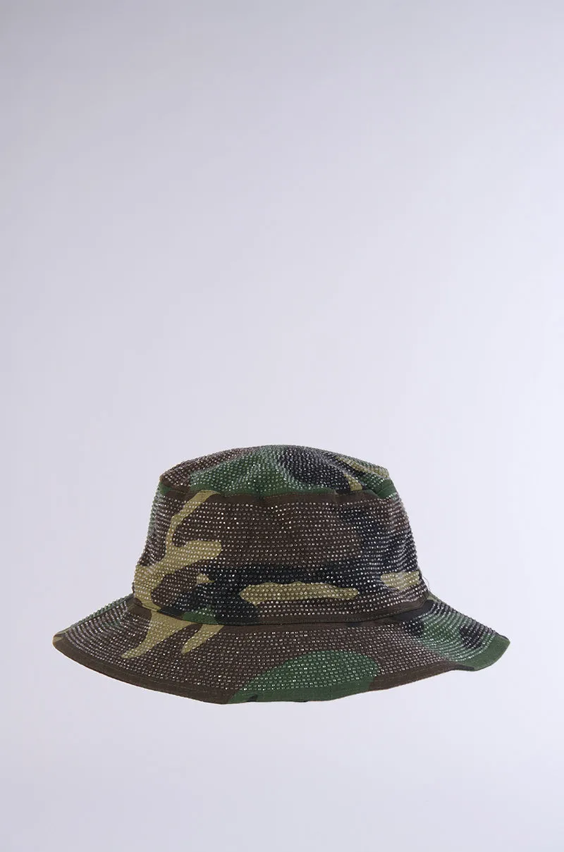 U SEE ME BLING CAMO BUCKET HAT sold by AKIRA product image thumbnail 2