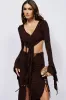 GEMMA RUFFLED LONG SLEEVE TOP sold by AKIRA