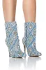 AZALEA WANG YOSHA DENIM EMBELLISHED BOOTIE sold by AKIRA
