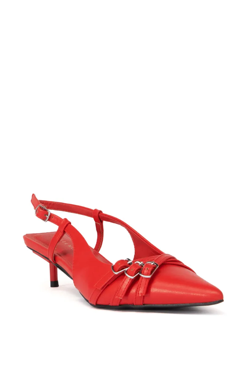 AZALEA WANG SEPIA RED PUMP sold by AKIRA product image thumbnail 3