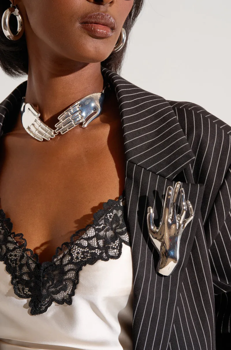 HANDS ON BROOCH sold by AKIRA