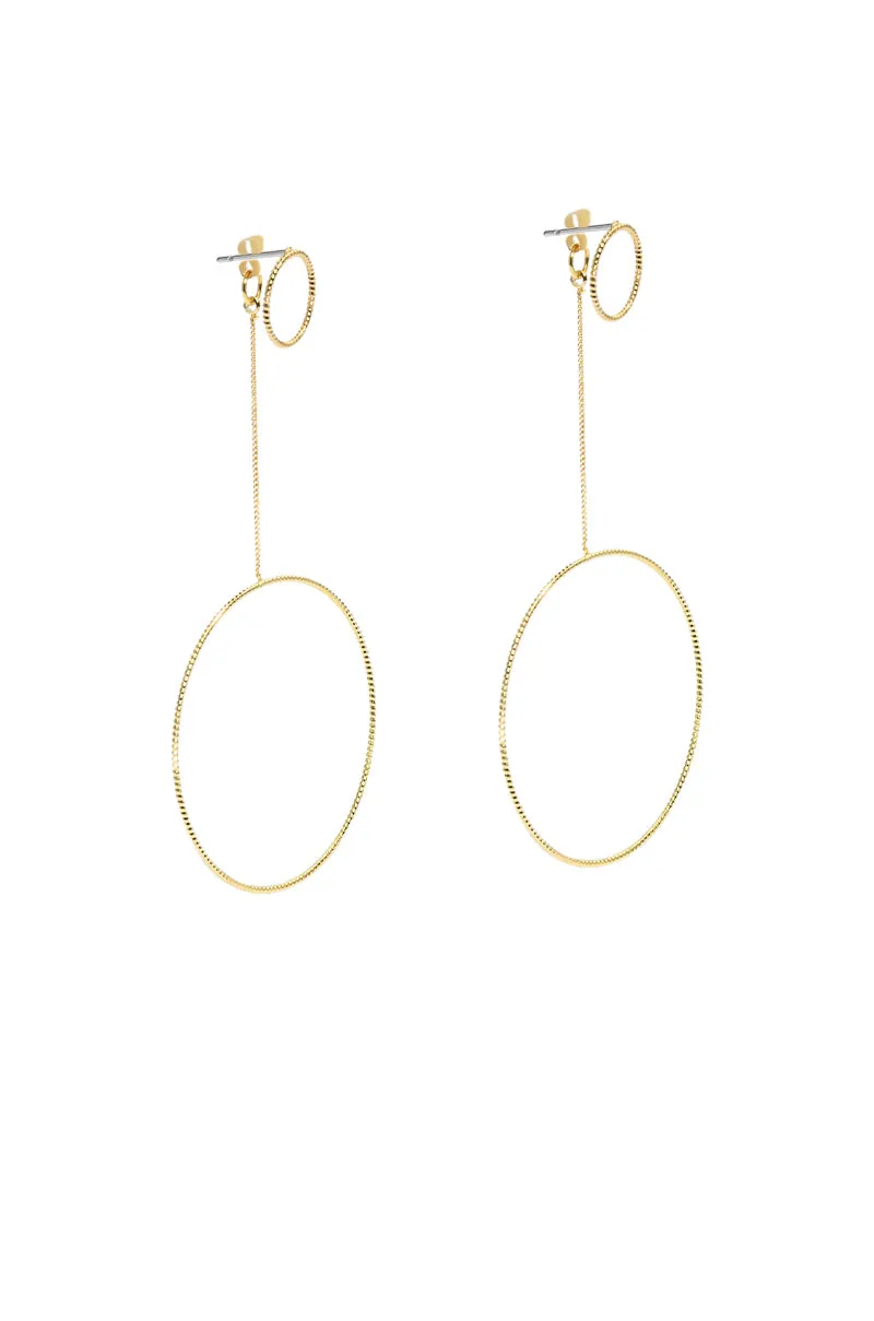 FULL CIRCLE MOMENT DANGLE EARRING sold by AKIRA product image thumbnail 5