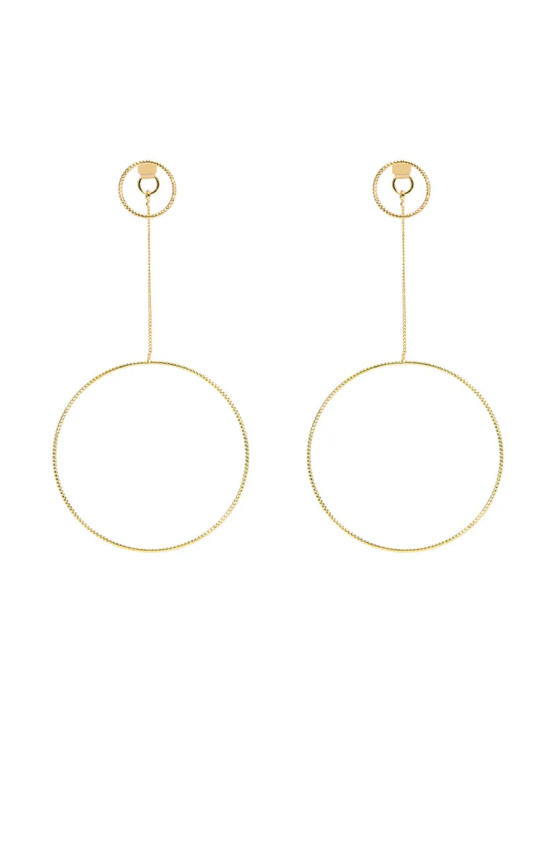 FULL CIRCLE MOMENT DANGLE EARRING sold by AKIRA product image thumbnail 3