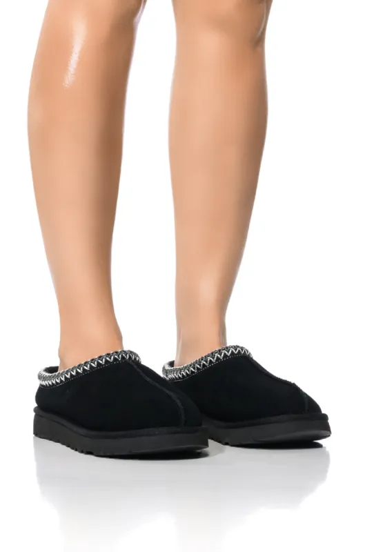 UGG TASMAN SLIPPER IN BLACK sold by AKIRA