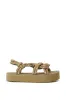 AZALEA WANG WILLODEAN OLIVE SANDAL sold by AKIRA