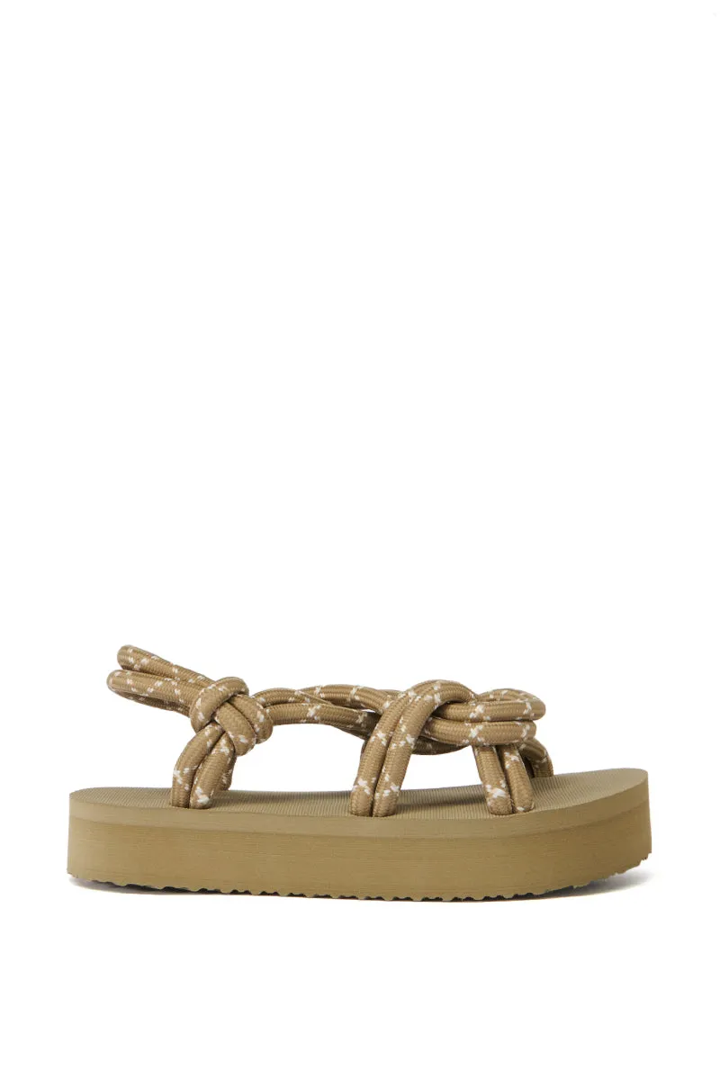 AZALEA WANG WILLODEAN OLIVE SANDAL sold by AKIRA product image thumbnail 2