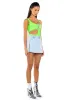 MIA DOUBLE SLIT MICRO MINI DENIM SKIRT sold by AKIRA