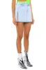 MIA DOUBLE SLIT MICRO MINI DENIM SKIRT sold by AKIRA