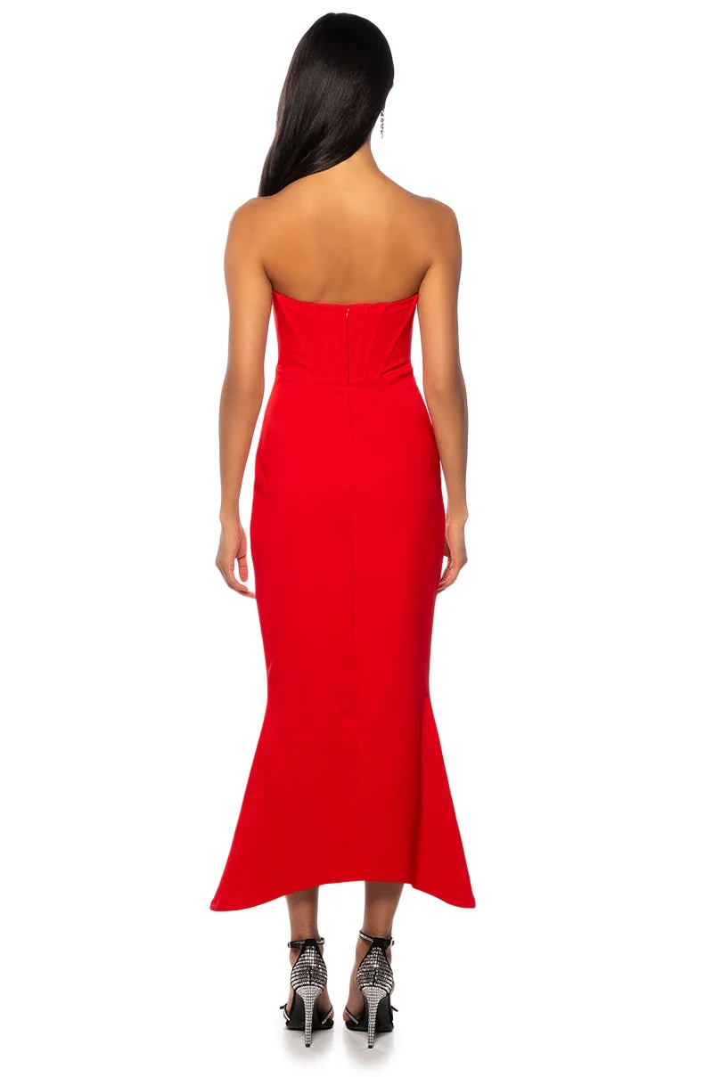 ARIEL CORSET STRAPLESS MERMAID DRESS sold by AKIRA product image thumbnail 3