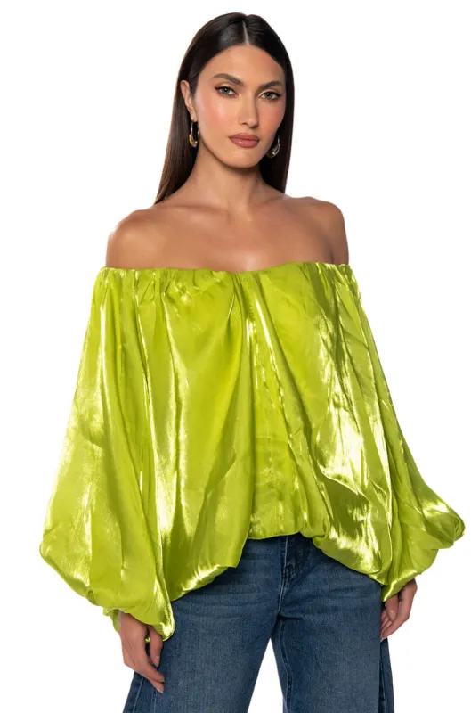 IVY OVERSIZED SLEEVE BLOUSE sold by AKIRA