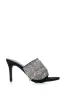 AZALEA WANG LAUDED RHINESTONE STILETTO SANDAL IN BLACK sold by AKIRA