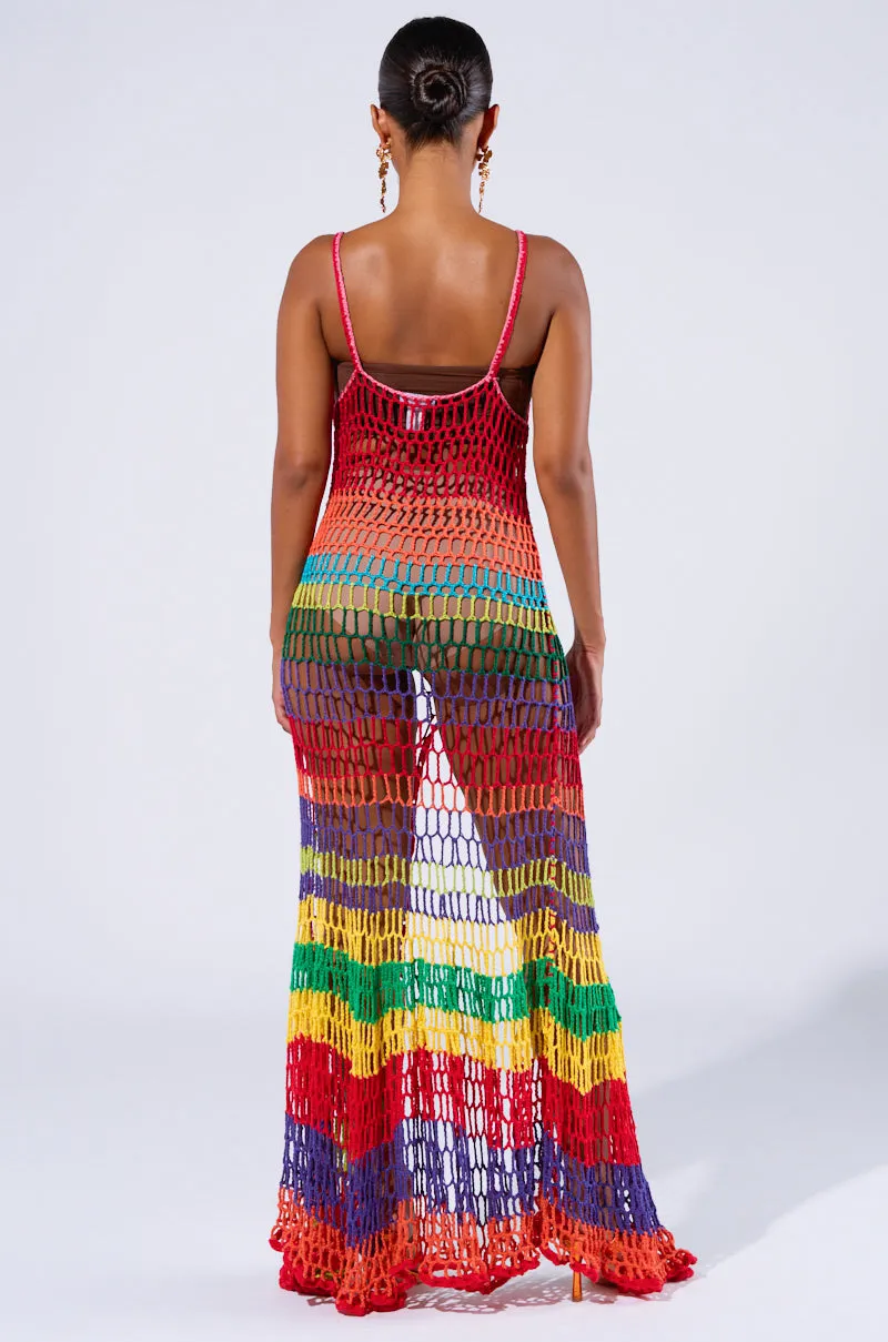OCEAN BREEZE CROCHET MAXI DRESS sold by AKIRA product image thumbnail 5