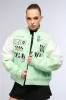 FIRST THINGS FIRST EMBROIDERED BOMBER sold by AKIRA