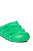 AZALEA WANG RUMBLE RUBBER FLAT SANDAL IN GREEN sold by AKIRA
