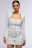 WHATS THE TEA TWEED MINI DRESS sold by AKIRA