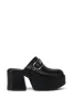 AZALEA WANG CLARAMAE BLACK CLOG sold by AKIRA