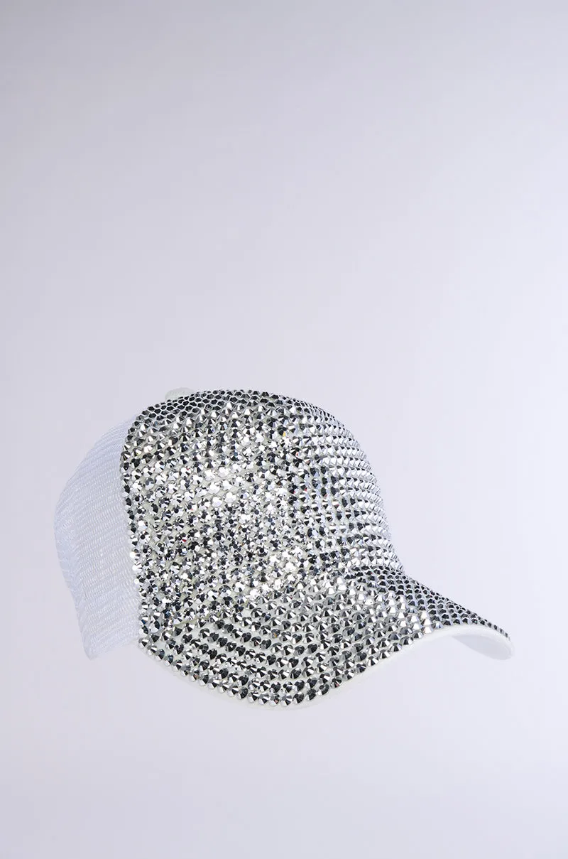 ALL OF THE LIGHTS BLING TRUCKER HAT sold by AKIRA product image thumbnail 4