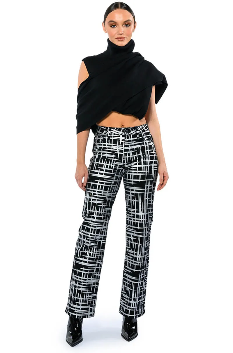 SOMETHING DIFFERENT METALLIC DETAILED JEANS sold by AKIRA product image thumbnail 4