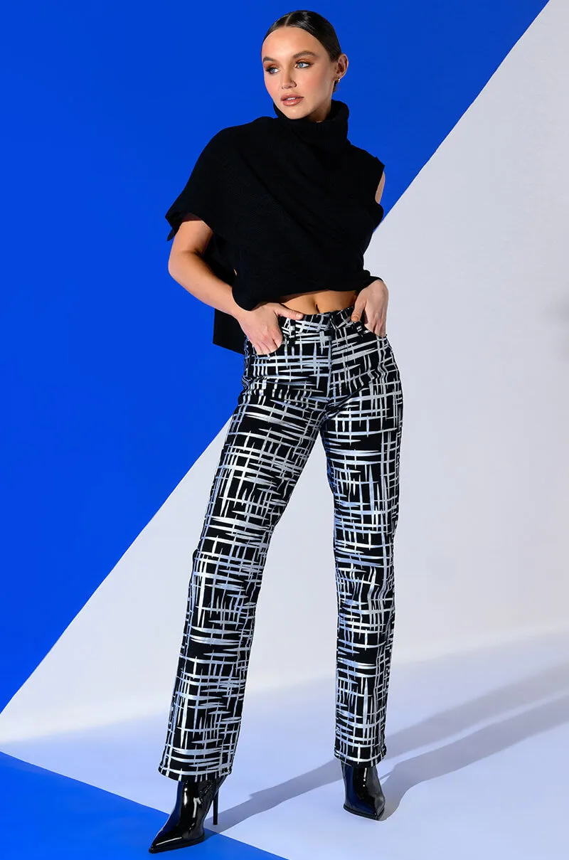 SOMETHING DIFFERENT METALLIC DETAILED JEANS sold by AKIRA product image thumbnail 2