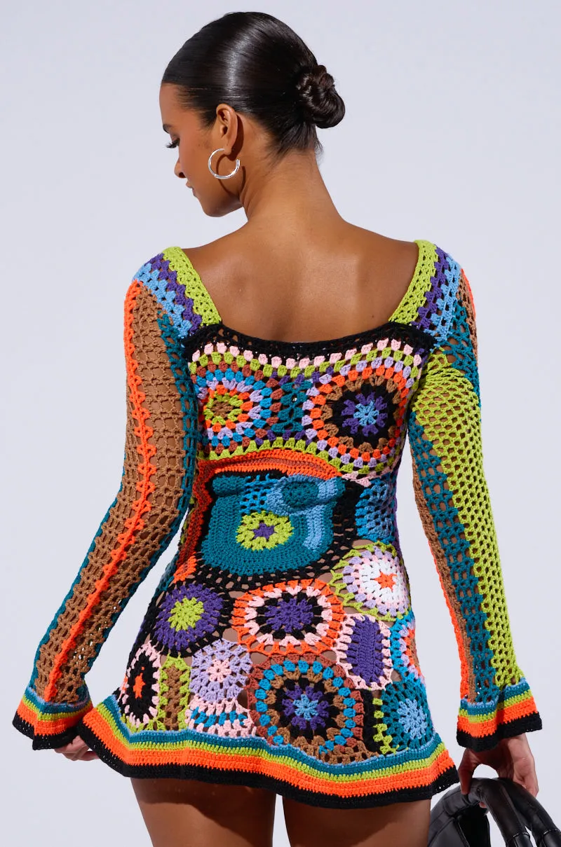 PARADISE FOUND KNIT MINI DRESS sold by AKIRA product image thumbnail 3