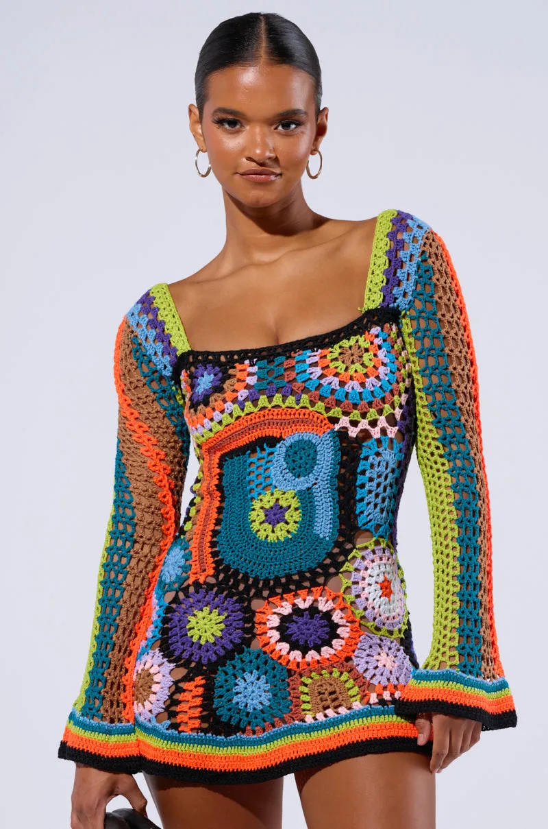 PARADISE FOUND KNIT MINI DRESS sold by AKIRA