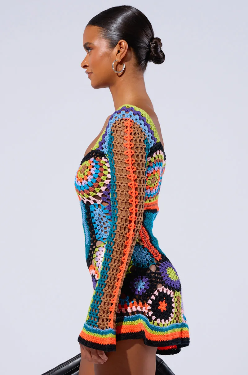 PARADISE FOUND KNIT MINI DRESS sold by AKIRA product image thumbnail 2