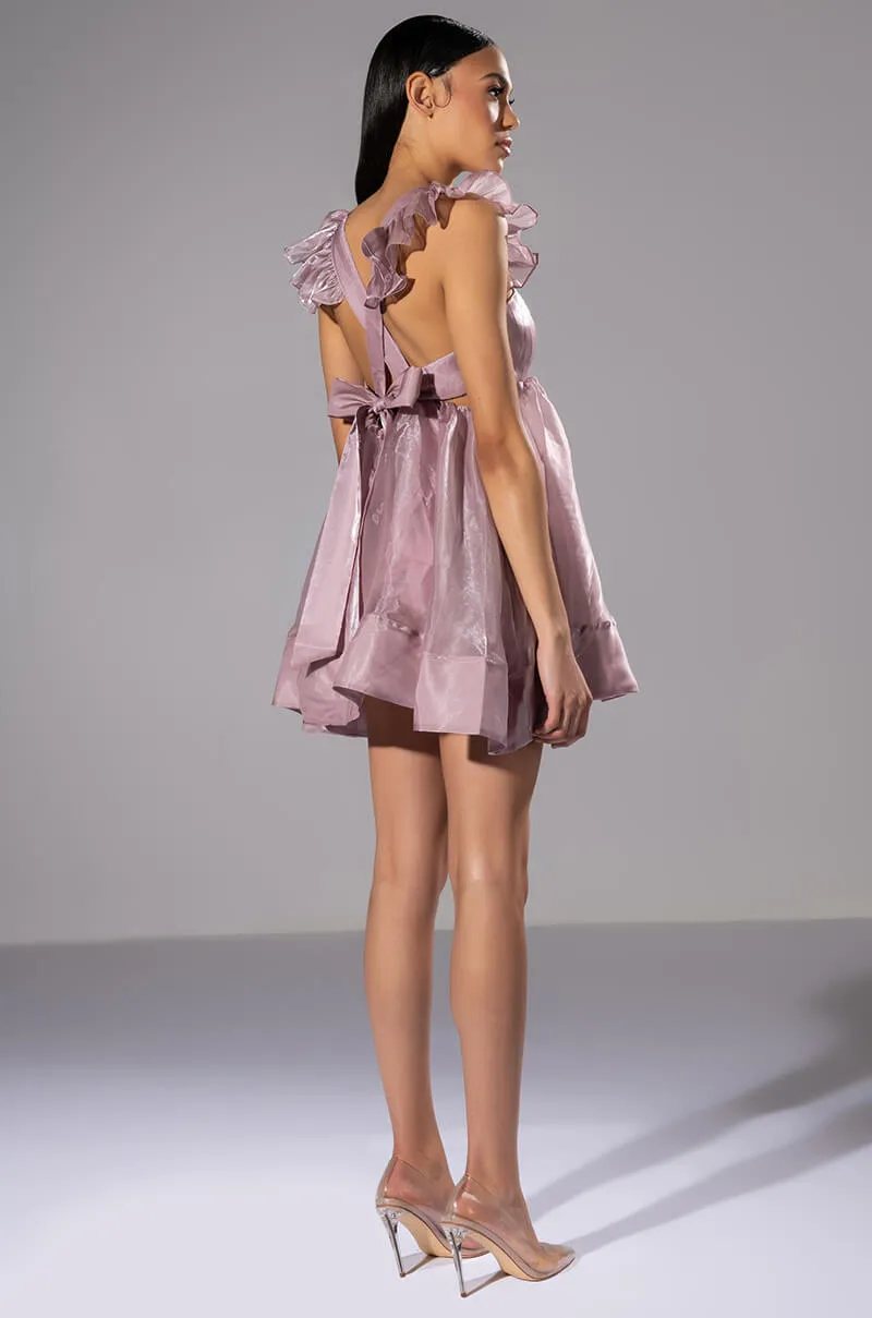 OLIVIA FLOUNCE MINI DRESS sold by AKIRA product image thumbnail 5