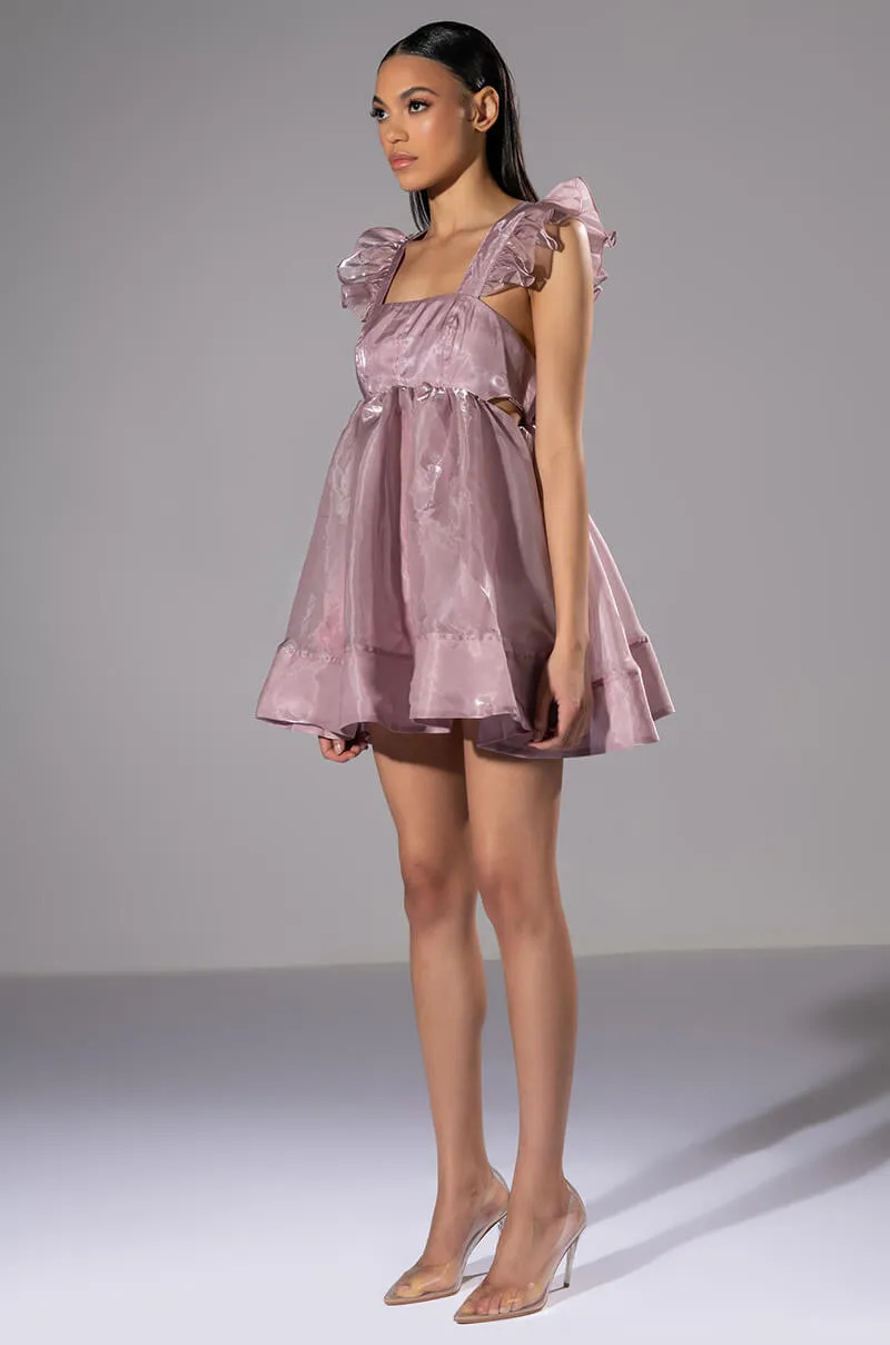 OLIVIA FLOUNCE MINI DRESS sold by AKIRA product image thumbnail 4