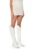 LITTLE MISS ATTITUDE TEXTURED MINI SKIRT sold by AKIRA