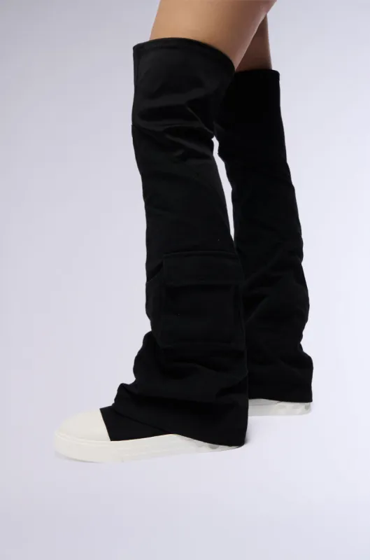 AZALEA WANG TAZULA OVER THE KNEE SNEAKER sold by AKIRA