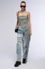 TAKE ME DOWN DISTRESSED DENIM TOP sold by AKIRA