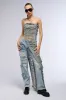 TAKE ME DOWN DISTRESSED DENIM TOP sold by AKIRA