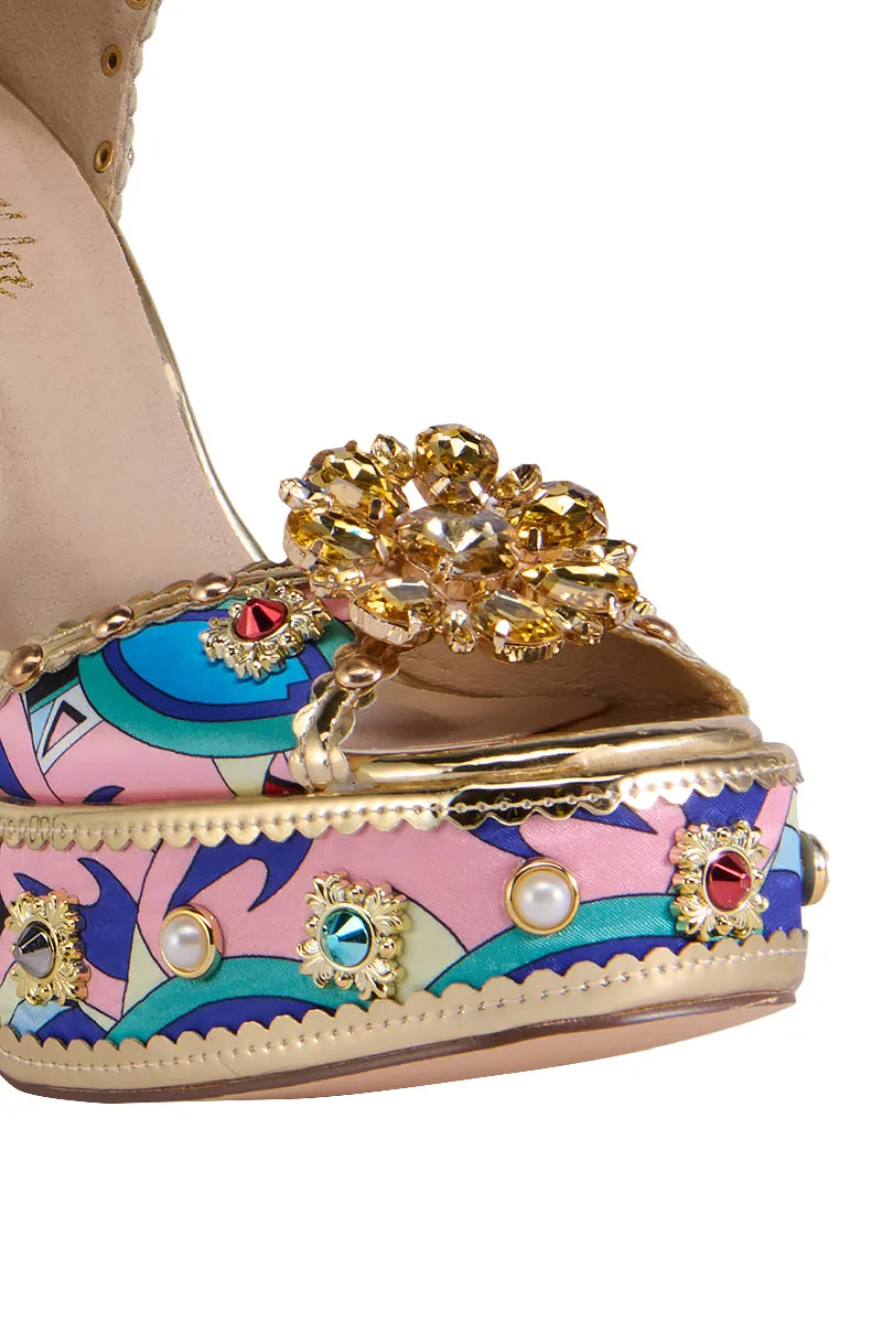 ROYAL MULTI EMBELLISHED SANDAL sold by AKIRA product image thumbnail 5