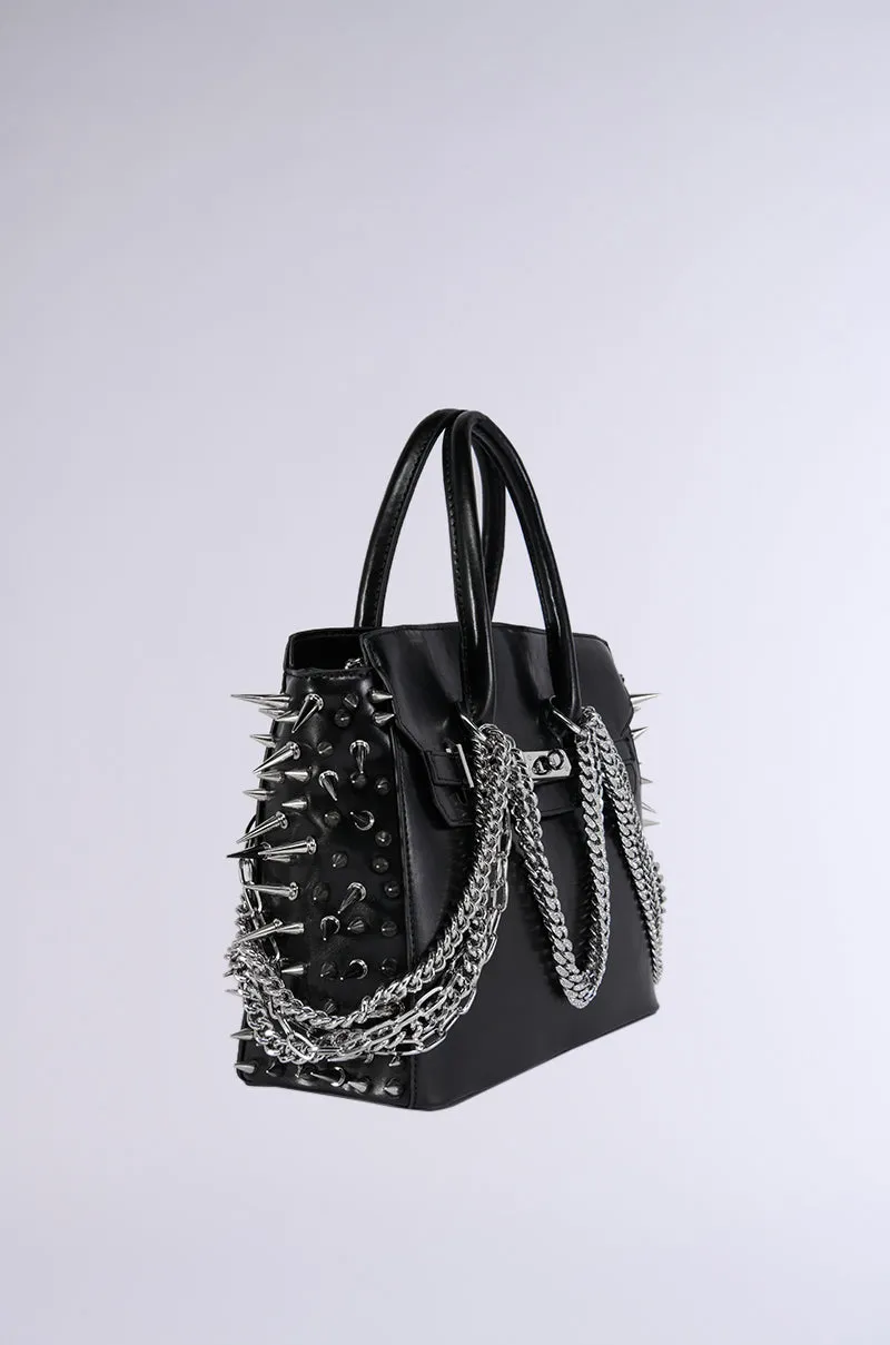 I BITE BACK EMBELLISHED TOTE sold by AKIRA product image thumbnail 3
