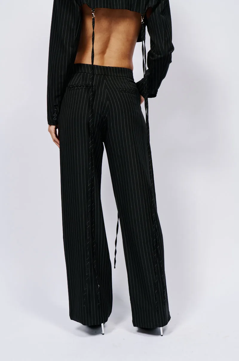 OVER THE TOP TROUSER IN BLACK sold by AKIRA product image thumbnail 3