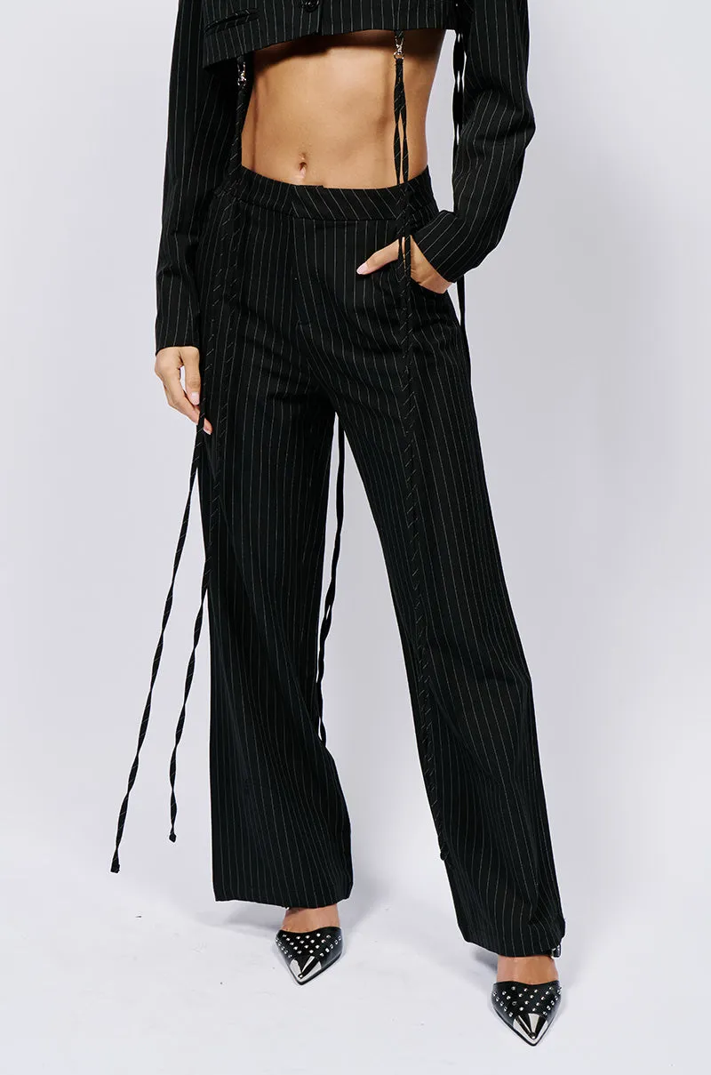 OVER THE TOP TROUSER IN BLACK sold by AKIRA