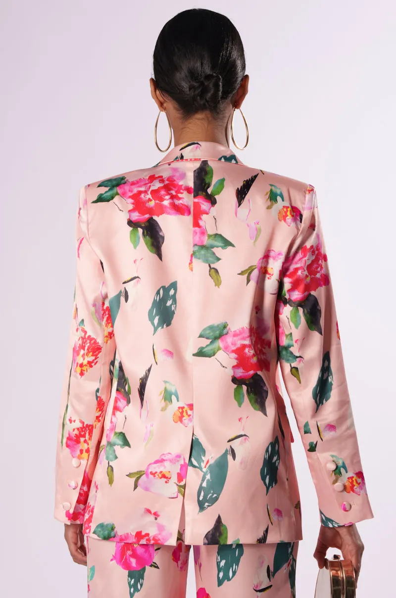BLOSSOM SATIN BLAZER sold by AKIRA product image thumbnail 5