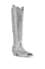 AZALEA WANG RUVIN SILVER WESTERN BOOT sold by AKIRA