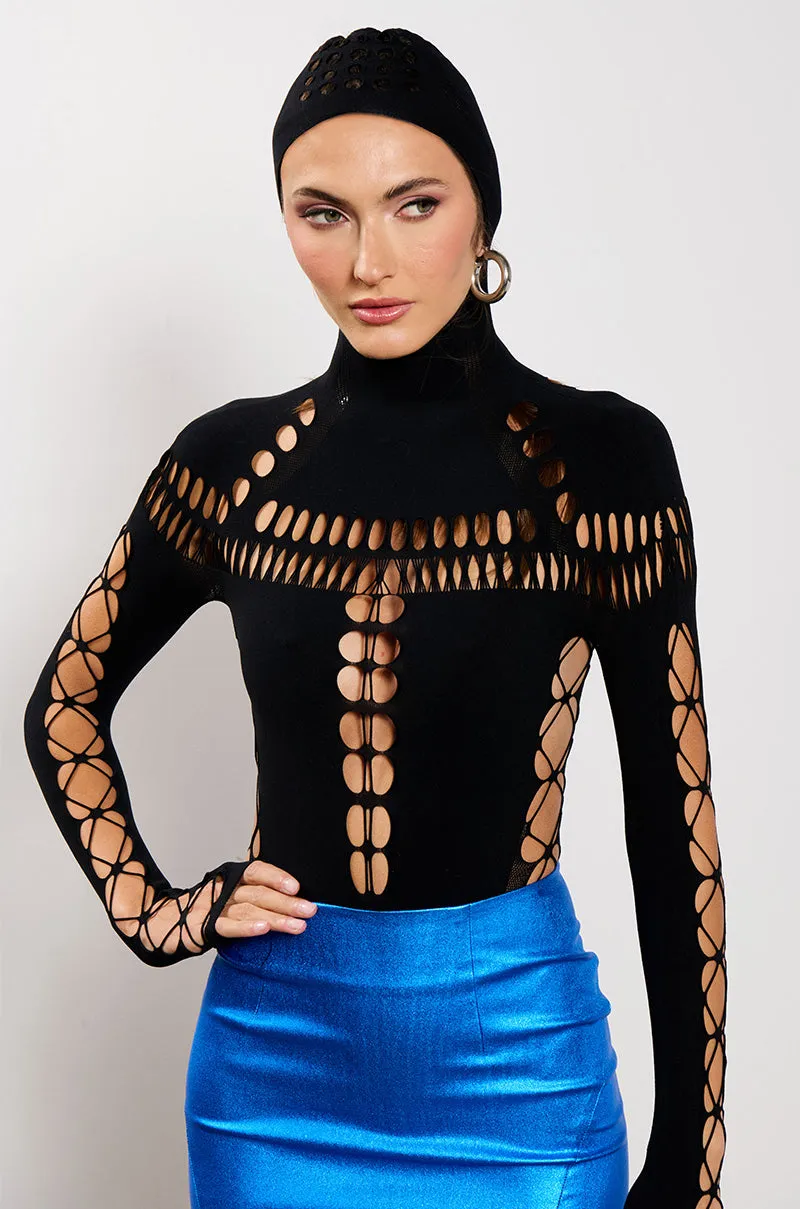 YOUR LOSS CUT OUT SEAMLESS BODYSUIT sold by AKIRA product image thumbnail 3