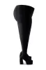 AZALA WANG STAR STRETCH CHUNKY PLUS PANT BOOT IN BLACK sold by AKIRA