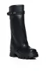 AZALEA WANG JET FOLD OVER FLATFORM BOOT IN BLACK sold by AKIRA
