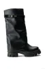 AZALEA WANG JET FOLD OVER FLATFORM BOOT IN BLACK sold by AKIRA