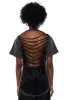 WALK ON THE WILD SIDE DISTRESSED BACK T SHIRT sold by AKIRA