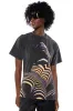 WALK ON THE WILD SIDE DISTRESSED BACK T SHIRT sold by AKIRA