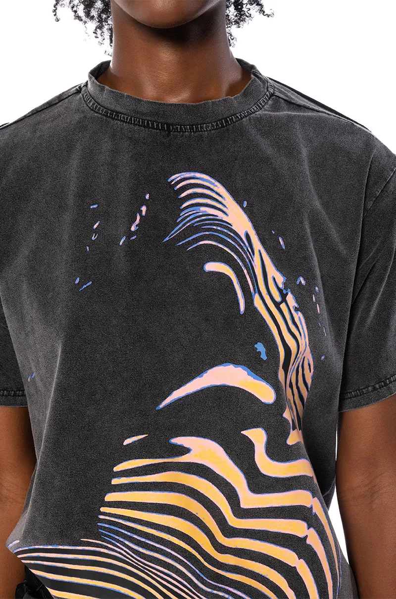 WALK ON THE WILD SIDE DISTRESSED BACK T SHIRT sold by AKIRA product image thumbnail 5