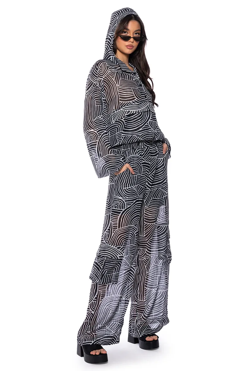 NEVER ENDING HILLS WIDE LEG CARGO PANT sold by AKIRA product image thumbnail 4